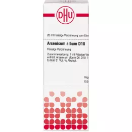 ARSENICUM ALBUM Raztopina D 10, 20 ml