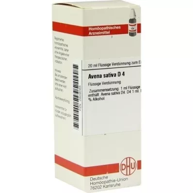 AVENA SATIVA Raztopina D 4, 20 ml