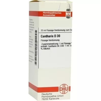 CANTHARIS D 30 razredčitev, 20 ml