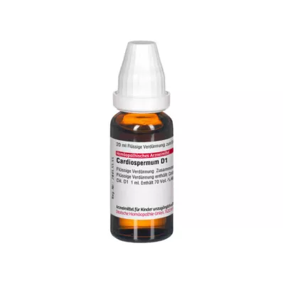 CARDIOSPERMUM D 1 razredčitev, 20 ml