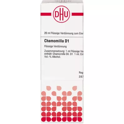 CHAMOMILLA D 1 razredčitev, 20 ml