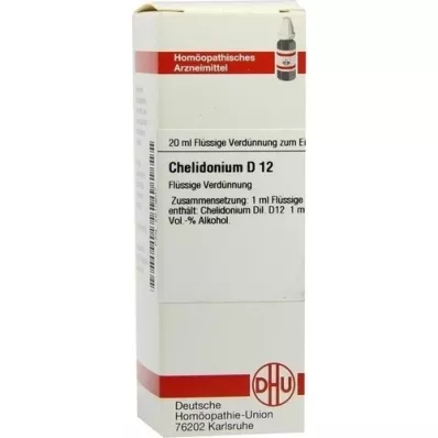 CHELIDONIUM Raztopina D 12, 20 ml