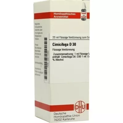 CIMICIFUGA D 30 razredčitev, 20 ml