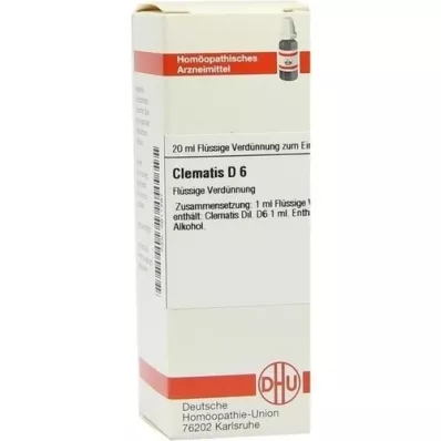 CLEMATIS Raztopina D 6, 20 ml