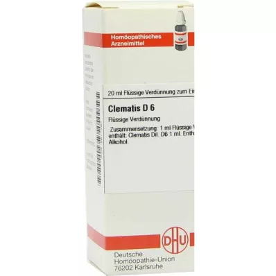 CLEMATIS Raztopina D 6, 20 ml