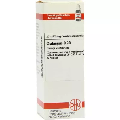 CRATAEGUS D 30 razredčitev, 20 ml CRATAEGUS D 30 razredčitev, 20 ml