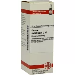 FERRUM METALLICUM D 30 razredčitev, 20 ml