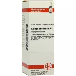 GALEGA officinalis D 6 razredčina, 20 ml