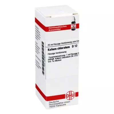 KALIUM CHLORATUM Raztopina D 12, 20 ml KALIUM CHLORATUM Raztopina D 12, 20 ml