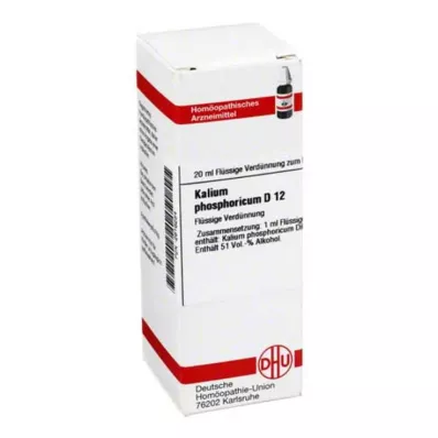 KALIUM PHOSPHORICUM Raztopina D 12, 20 ml
