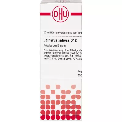 LATHYRUS SATIVUS Raztopina D 12, 20 ml