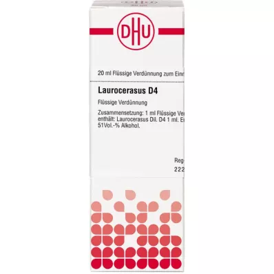 LAUROCERASUS Raztopina D 4, 20 ml