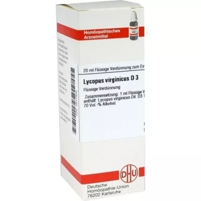 LYCOPUS VIRGINICUS Raztopina D 3, 20 ml