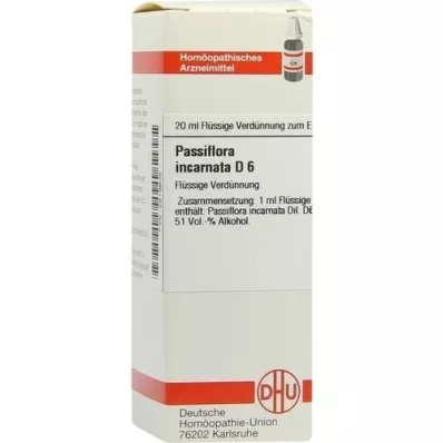 PASSIFLORA INCARNATA Raztopina D 6, 20 ml