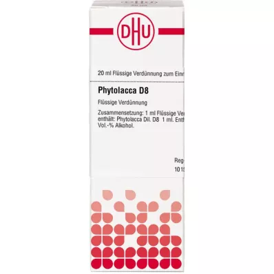 PHYTOLACCA Raztopina D 8, 20 ml