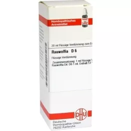 RAUWOLFIA Raztopina D 6, 20 ml