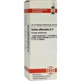 SALVIA OFFICINALIS Raztopina D 4, 20 ml