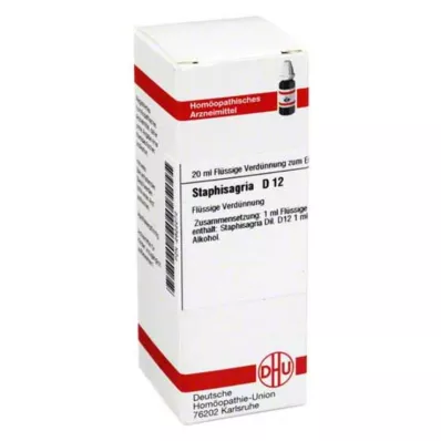 STAPHISAGRIA Raztopina D 12, 20 ml STAPHISAGRIA Raztopina D 12, 20 ml