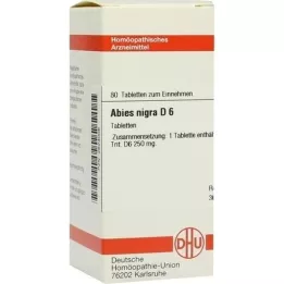 ABIES NIGRA D 6 tablete, 80 kapsul