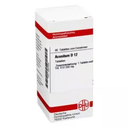 ACONITUM D 12 tablet, 80 kapsul