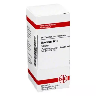ACONITUM D 12 tablet, 80 kapsul
