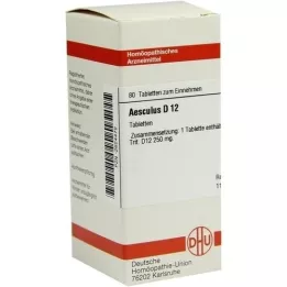 AESCULUS D 12 tablet, 80 kapsul