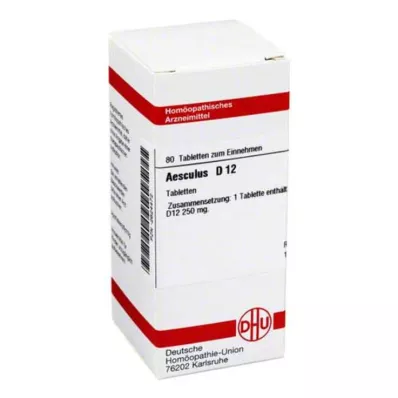AESCULUS D 12 tablet, 80 kapsul AESCULUS D 12 tablet, 80 kapsul