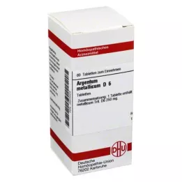 ARGENTUM METALLICUM D 6 tablete, 80 kapsul