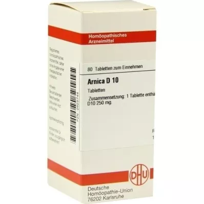 ARNICA D 10 tablet, 80 kapsul
