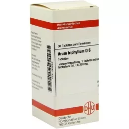 ARUM TRIPHYLLUM D 6 tablete, 80 kapsul
