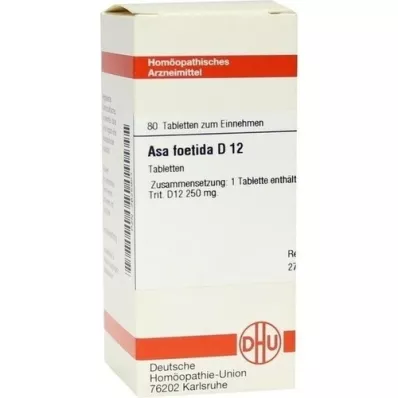 ASA FOETIDA D 12 tablet, 80 kapsul