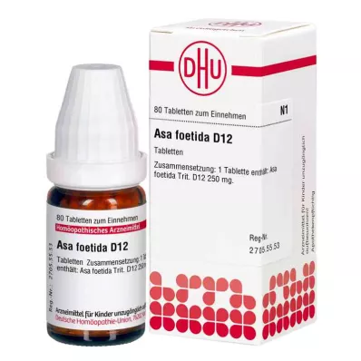 ASA FOETIDA D 12 tablet, 80 kapsul ASA FOETIDA D 12 tablet, 80 kapsul