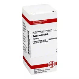 AVENA SATIVA D 6 tablete, 80 kapsul