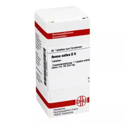 AVENA SATIVA D 6 tablete, 80 kapsul AVENA SATIVA D 6 tablete, 80 kapsul