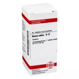 AVENA SATIVA D 12 tablet, 80 kapsul