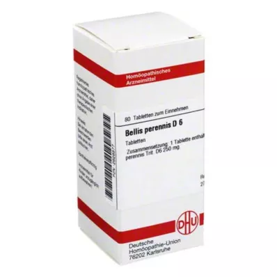 BELLIS PERENNIS D 6 tablete, 80 kapsul