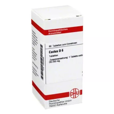 CACTUS D 6 tablete, 80 kapsul