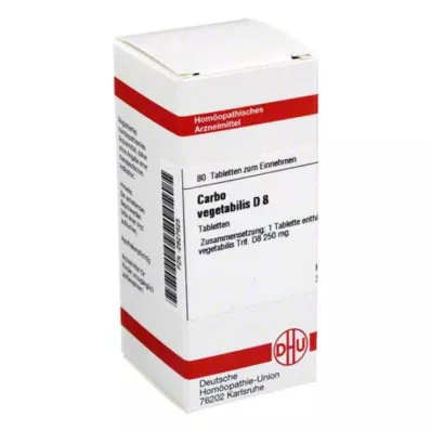 CARBO VEGETABILIS D 8 tablet, 80 kapsul CARBO VEGETABILIS D 8 tablet, 80 kapsul
