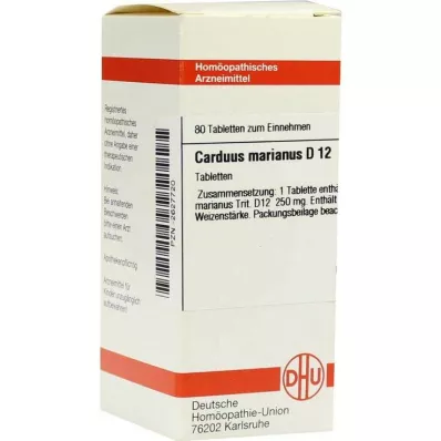 CARDUUS MARIANUS D 12 tablet, 80 kapsul CARDUUS MARIANUS D 12 tablet, 80 kapsul
