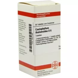 CAULOPHYLLUM THALICTROIDES D 6 tablete, 80 kapsul