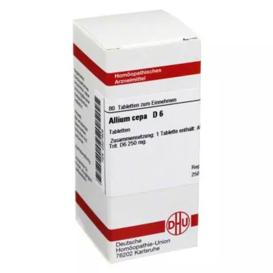 ALLIUM CEPA D 6 tablete, 80 kapsul