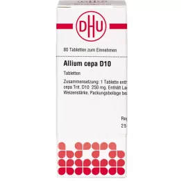 ALLIUM CEPA D 10 tablet, 80 kapsul