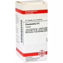 CHAMOMILLA D 6 tablete, 80 kapsul