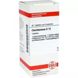 CHELIDONIUM D 12 tablet, 80 kapsul