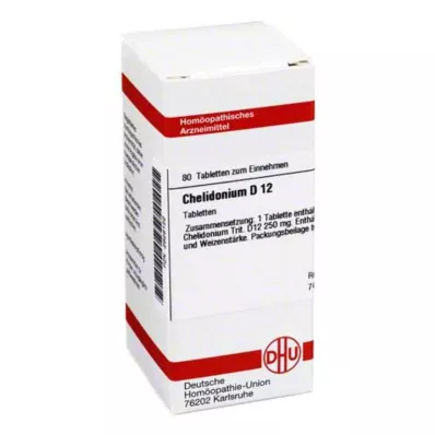 CHELIDONIUM D 12 tablet, 80 kapsul