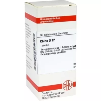 CHINA D 12 tablet, 80 kapsul