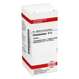CHOLESTERINUM D 12 tablet, 80 kapsul