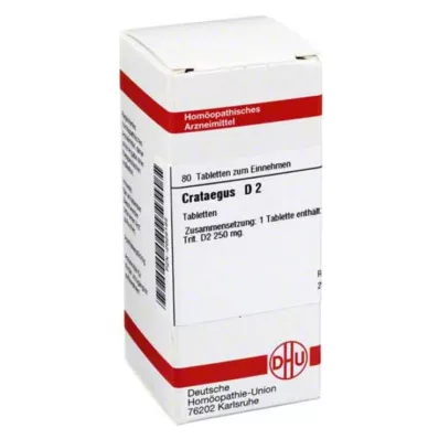CRATAEGUS D 2 tablete, 80 kapsul