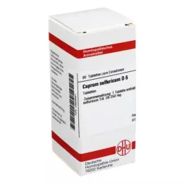 CUPRUM SULFURICUM D 6 tablete, 80 kapsul