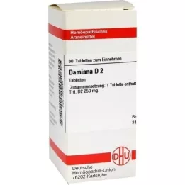 DAMIANA D 2 tablete, 80 kapsul